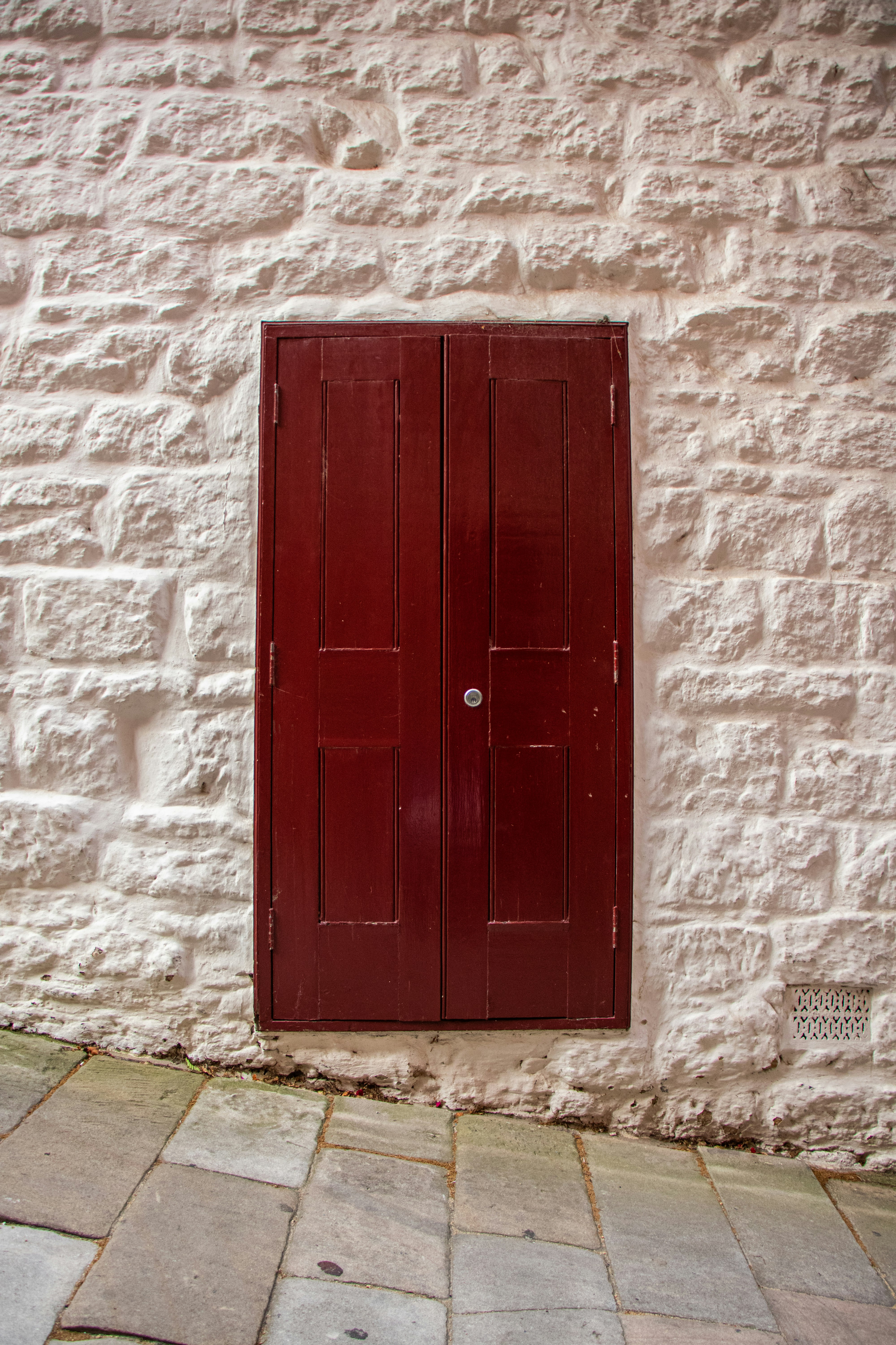 brown wooden door